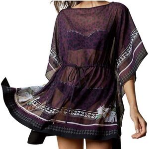 Ted Baker Elinarr Wilderness Tie Swim Coverup, Formalwear Topper